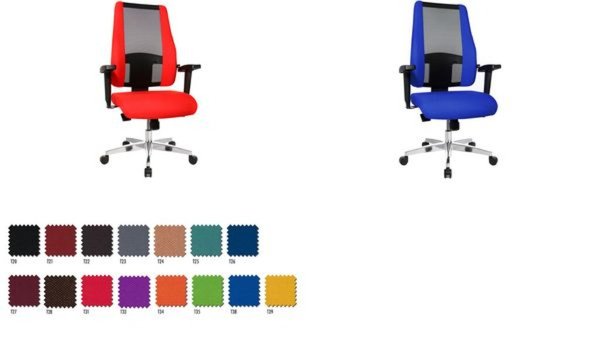 Topstar Bürodrehstuhl Air Synchro , rot (70570017)