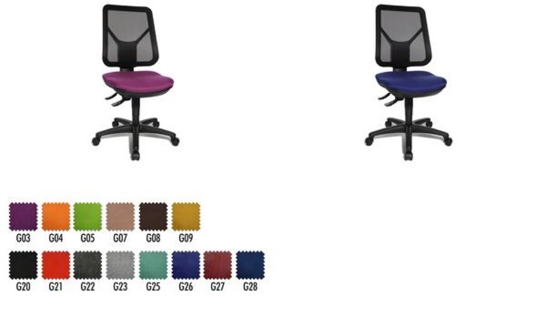 Topstar Bürodrehstuhl Ergo Net, r oyalblau (77240116)