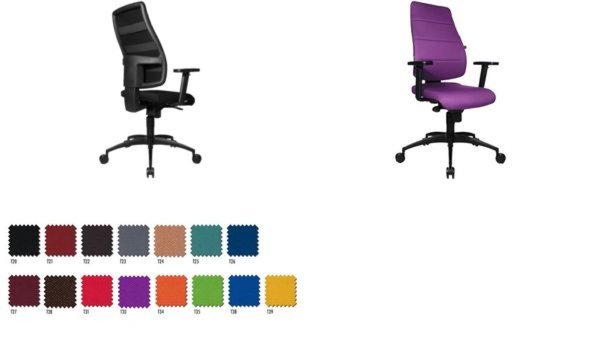 Topstar Bürodrehstuhl Synchro Soft , violett (76500257)