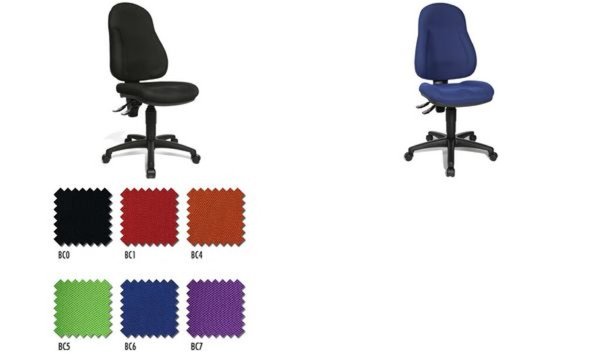 Topstar Bürodrehstuhl Wellpoint 10 P, schwarz (77240196)