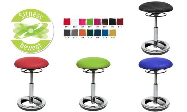 Topstar Sitzhocker Sitness Bob, s chwarz (77400050)