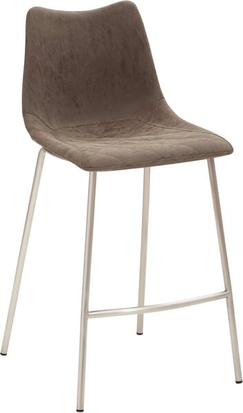 Tresenhocker 1175, 4-Fuß-Gestell edelstahl gebürstet, Kunstleder