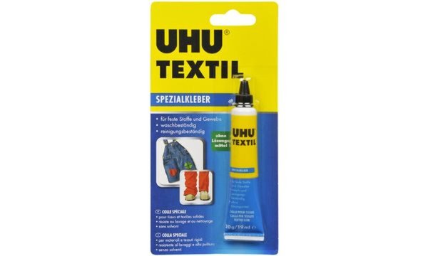 UHU Spezialkleber TEXTIL, lösemitte lfrei, 20 g in der Tube (5652008) UHU Spezialkleber TEXTIL, lösemitte lfrei, 20 g in der Tube (5652008)