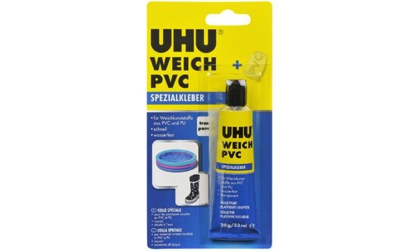 UHU Spezialkleber WEICH PVC, 30 g i n der Tube (5652025)