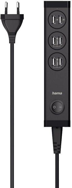 USB-Mehrfach-Ladegerät, 6 Ports, USB-A Für Tablets und Smartphones, 34W USB-Mehrfach-Ladegerät, 6 Ports, USB-A Für Tablets und Smartphones, 34W