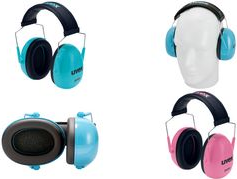 UVEX Kapsel-Gehörschutz K Junior, pink / schwarz Material: Kapseln ABS/ Kopfban