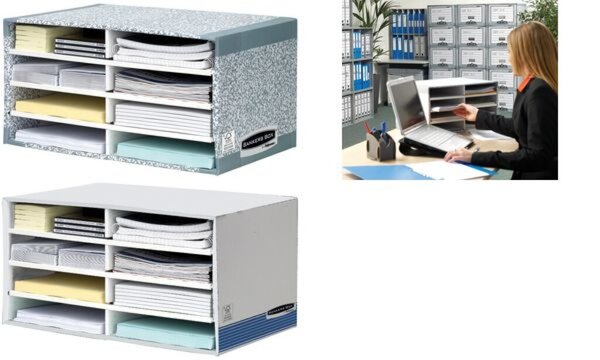 Fellowes BANKERS BOX SYSTEM Schreib tisch-Manager, blau (5330301)