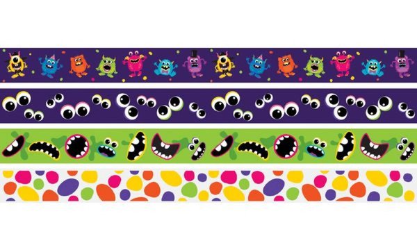 HEYDA Deko-Klebeband Deko-Tapes Mo nster, 4er Set (57301145)