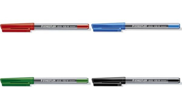 STAEDTLER Kugelschreiber stick 430, Strichfarbe: rot (5653970)