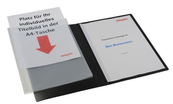 dataplus Präsentationsmappe Slide S, DIN A4-Tasche (5326054)