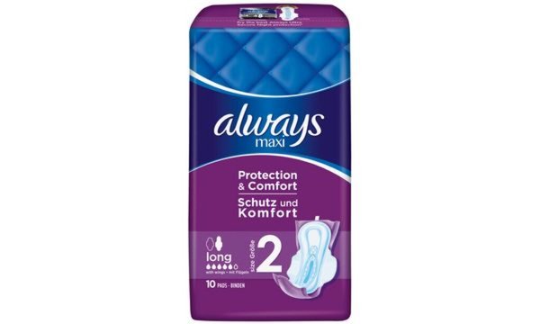 always maxi Damenbinde Long Plus 10 , Größe 2 (6430527) always maxi Damenbinde Long Plus 10 , Größe 2 (6430527)