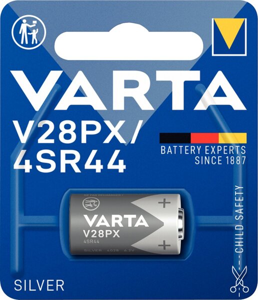 VARTA Electronics Batterie V 28 PXSilber 145 mAh 6,2 V