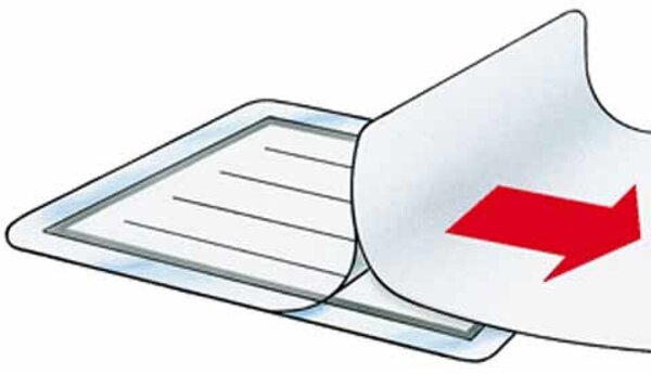 Kofferanhänger, 116 x 71 mm, 3er Pack 