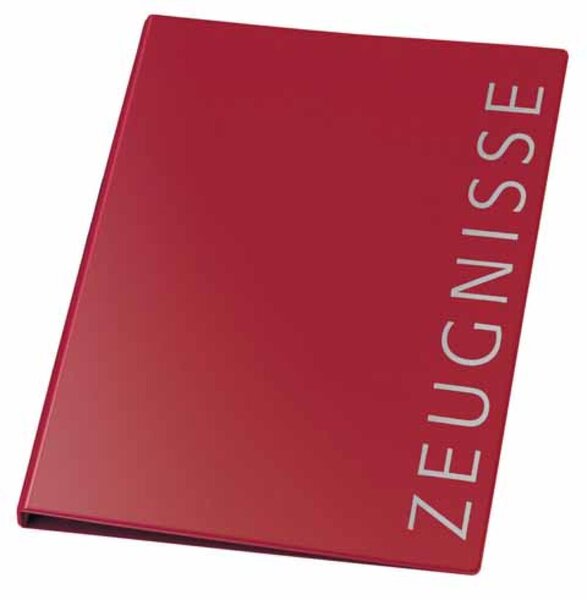 Ringbuch A4 Zeugnisse w-rot 4-Ring 16mm
