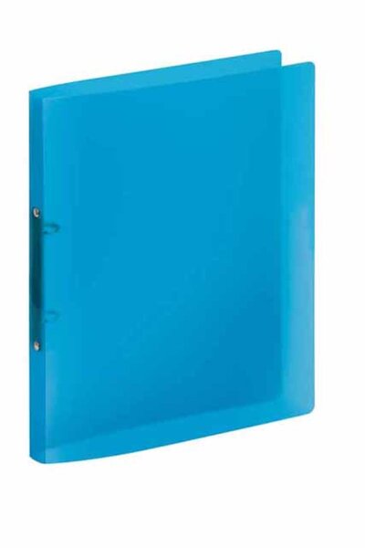 Ringbuch A4 Propyglass blau 2 Rg 20 mm