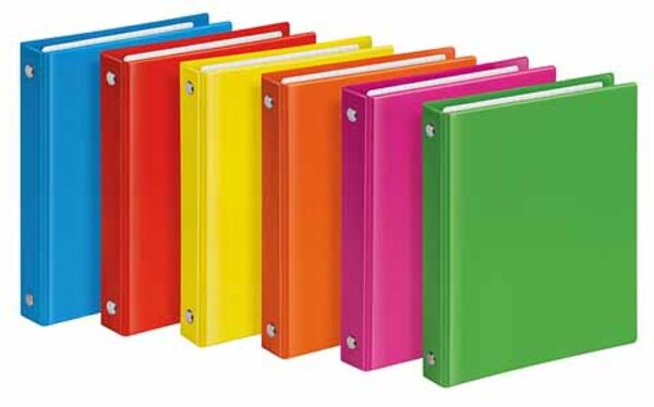 Taschenringbuch A6 VELOCOLOR 4-Ring 13 mm