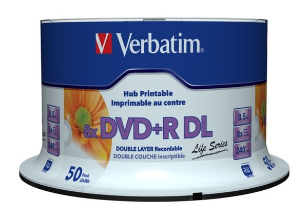 VERBATIM DVD+R Double Layer 8X 8.5GB