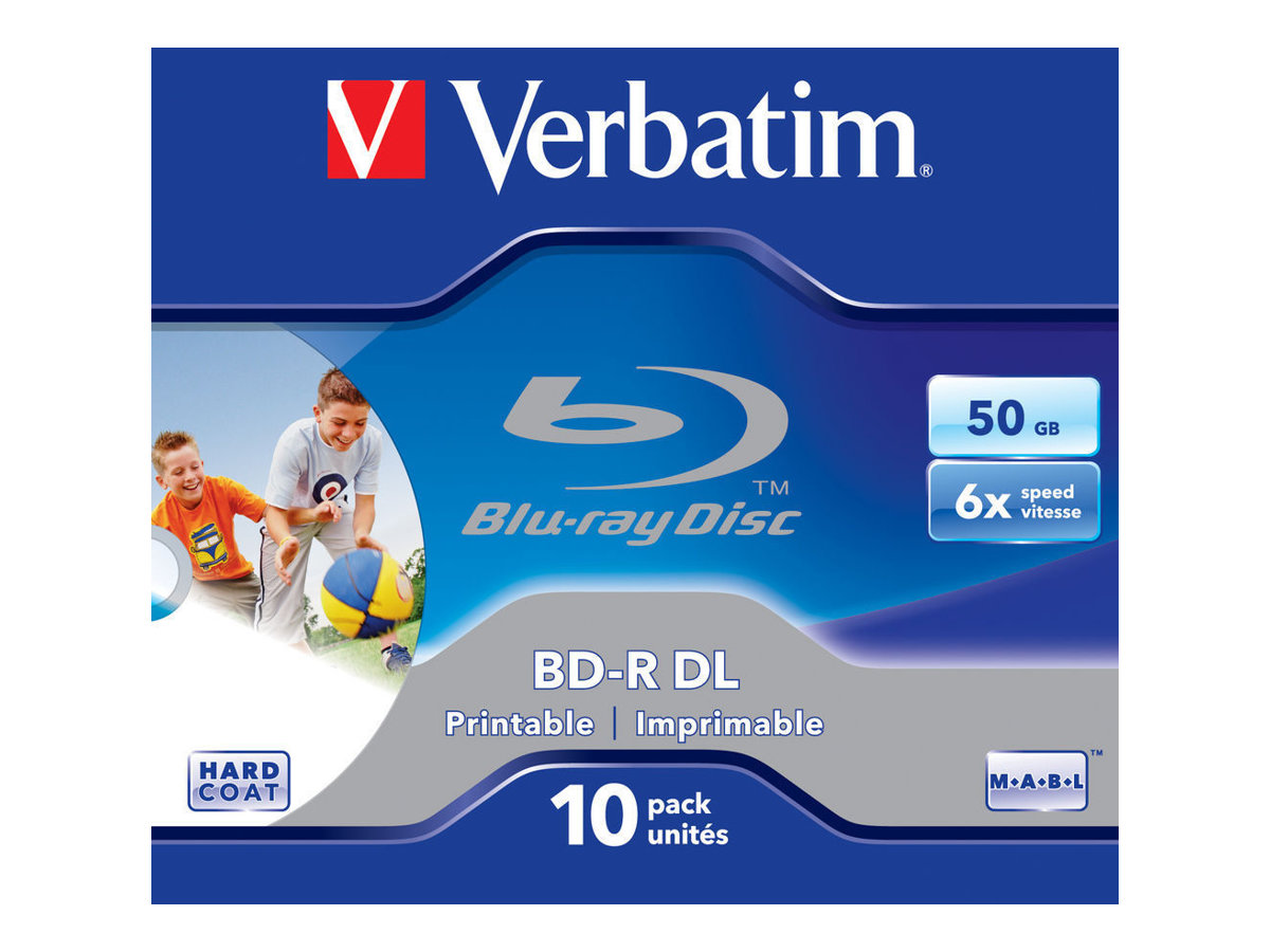 VERBATIM MED BD-R Verbatim 50GB 6x 10er JC Blu-Ray