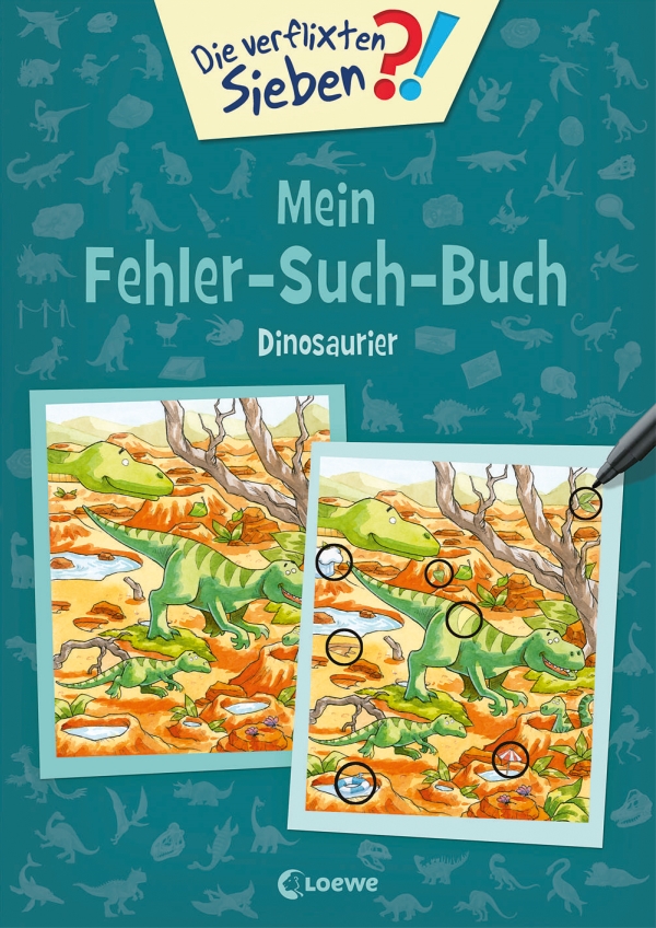 Verflixten Sieben: Fehler suchen - Dinos, Nr: 74320406