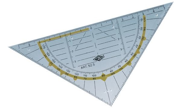 WEDO Geodreieck Standard, Hypotenus e 160 mm, transparent (62078927)