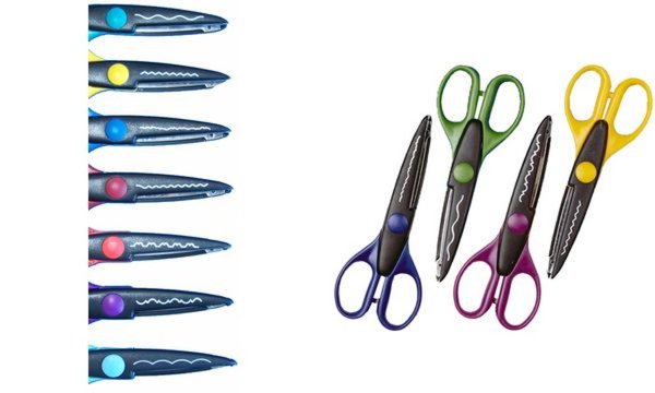 WEDO Konturenschere, Barockschnitt, Länge: 160 mm, violett (62098003)