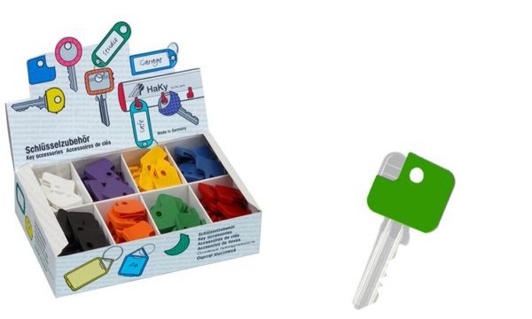 WEDO Schlüsselkappen eckig, 200er D isplay (62028070)