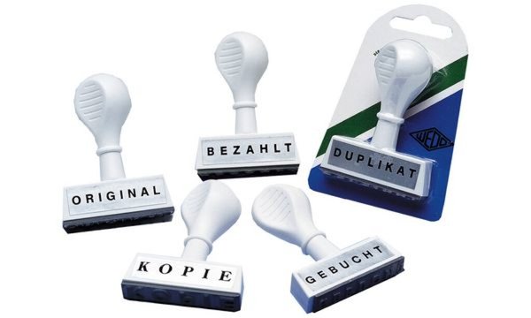 WEDO Stempel "Gebucht