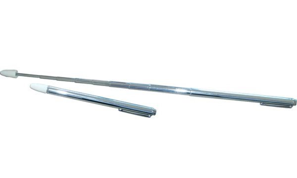 WEDO Teleskop-Kugelschreiber, Länge: 147 mm, auf SB-Karte verchromt, wie ein Ku