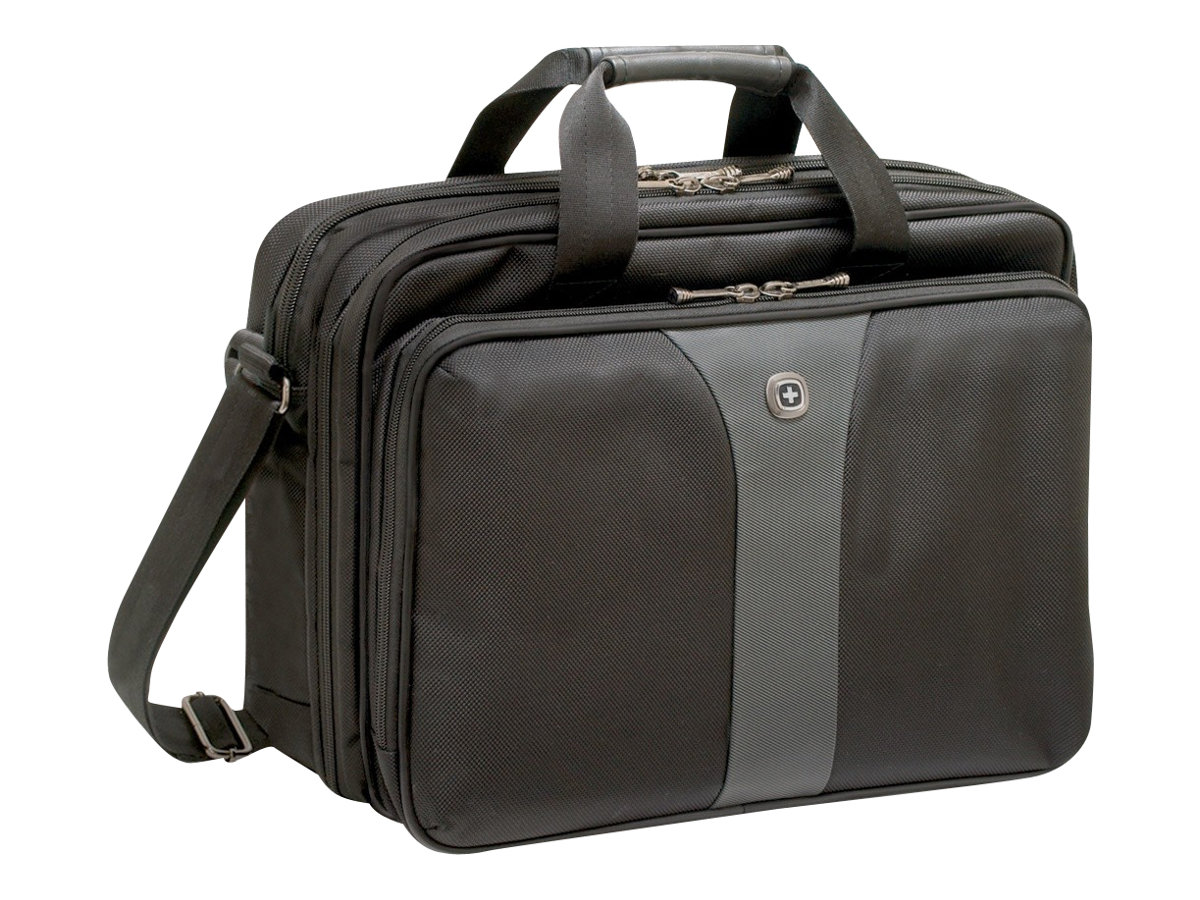 WENGER Legacy 40,6cm 16Zoll Doppelnotebooktasche schwarz/grau
