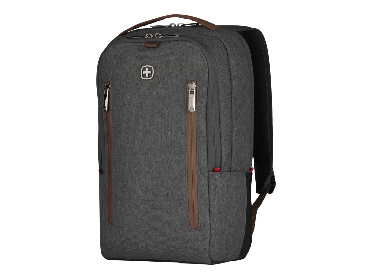 WENGER Notebook Rucksack City Upgrade Passend für maximal: 39,6 cm (15,6") Grau