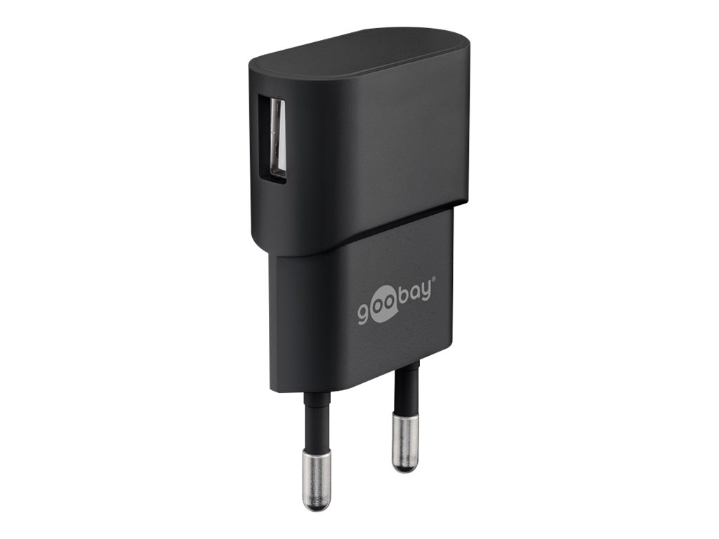 WENTRONIC Goobay 44947 USB-Ladegerät Steckdose Ausgangsstrom (max.) 1 A USB 2.0 WENTRONIC Goobay 44947 USB-Ladegerät Steckdose Ausgangsstrom (max.) 1 A USB 2.0