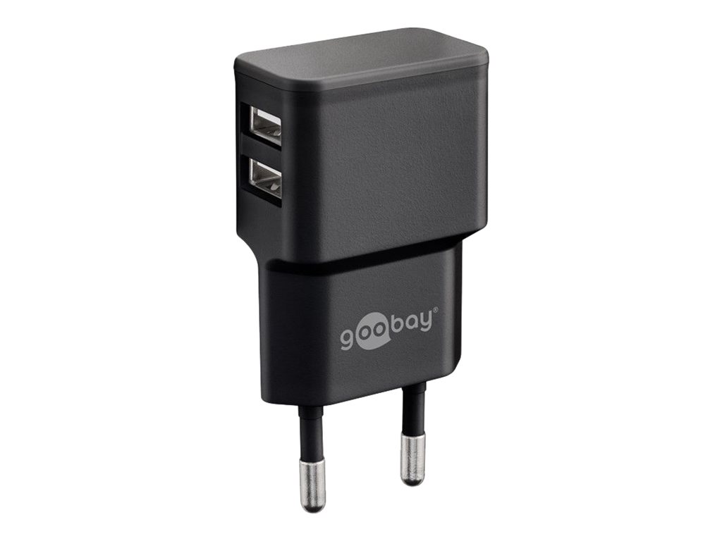 WENTRONIC Goobay 44951 Ladegerät für Mobilgeräte Innenraum Schwarz (44951) WENTRONIC Goobay 44951 Ladegerät für Mobilgeräte Innenraum Schwarz (44951)