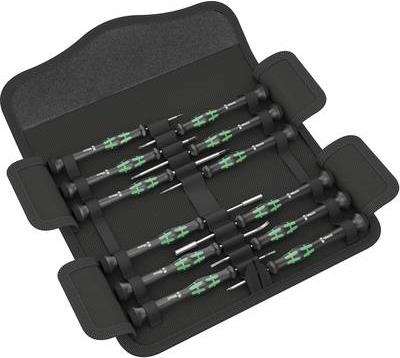 WERA Elektronik- u. Feinmechanik Schraubendreher-Set 12teilig