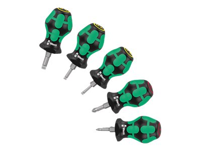 WERA Stubby Set 1 Schraubendreher-Set 5teilig