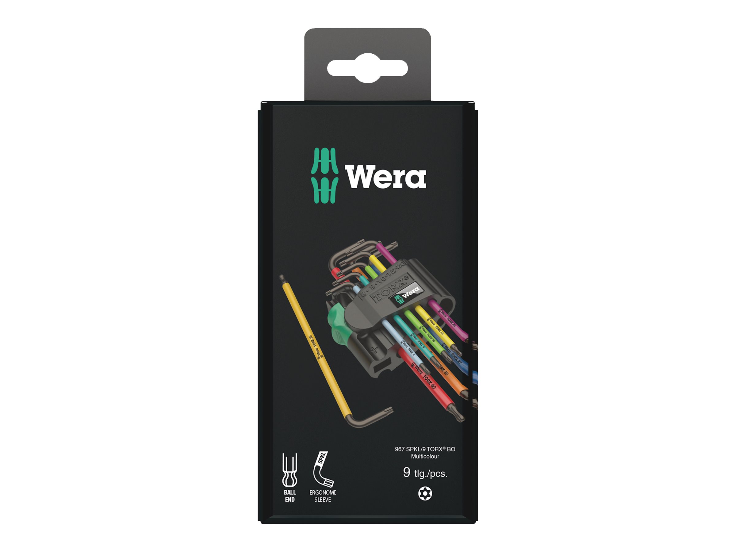 WERA Winkelschlüsselsatz 967 SPKL/9 TORX