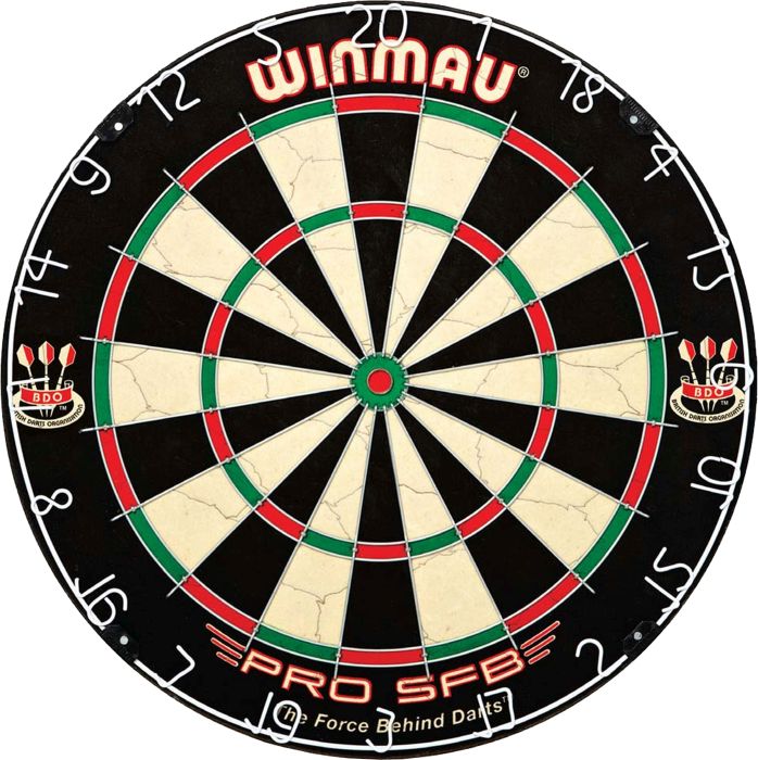 WINMAU STEELDARTBOARD PRO SFB, BRISTLE, Nr: 3015 WINMAU STEELDARTBOARD PRO SFB, BRISTLE, Nr: 3015