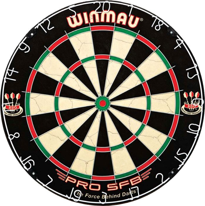 WINMAU STEELDARTBOARD PRO SFB, BRISTLE, Nr: 3015