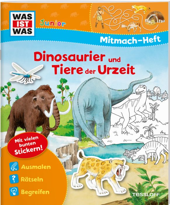 WIW Mitmach-Heft. Dinosaurier und Tiere, Nr: 978-3-7886-2002-8