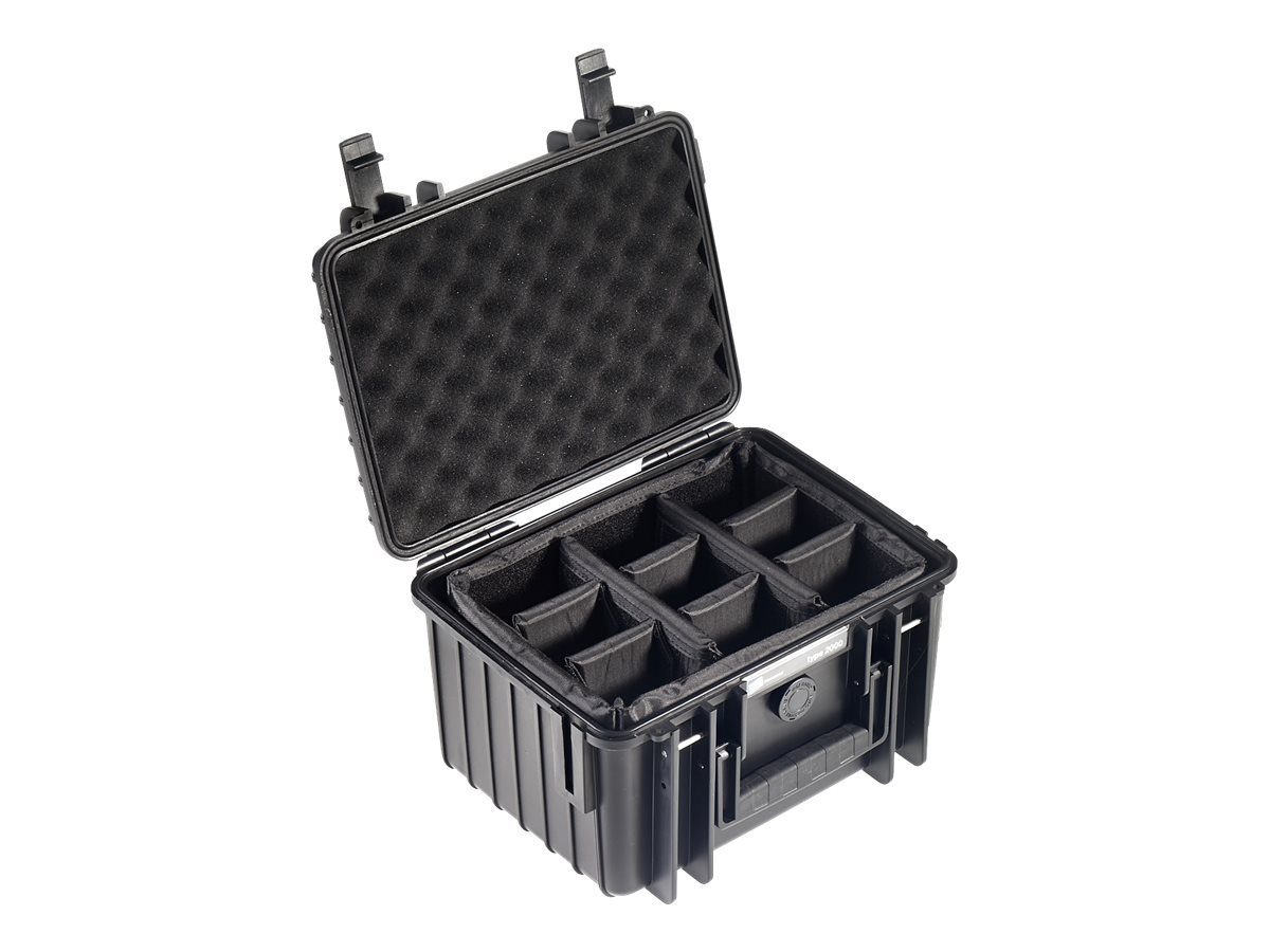 W International Type 2000 schwarz inkl. Facheinteilung