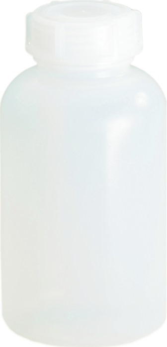 Weithalsflasche H.120mm D.64mm PE (LDPE) natur Einfüllöffnung-D.30,8mm Inh.250ml