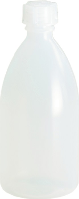 Weithalsflasche H.140mm D.61,3mm PE (LDPE) natur Einfüllöffnung-D.19mm Inh.250ml