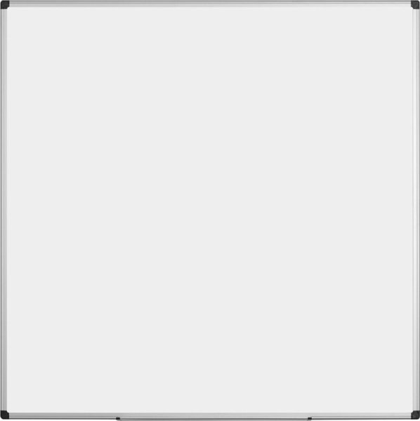 Whiteboard 120 x 120 cm mit Aluminiumrahmen, emalliert