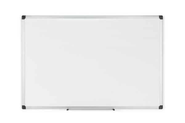 Whiteboard 120 x 120 cm mit Aluminiumrahmen, leicht gerasterte