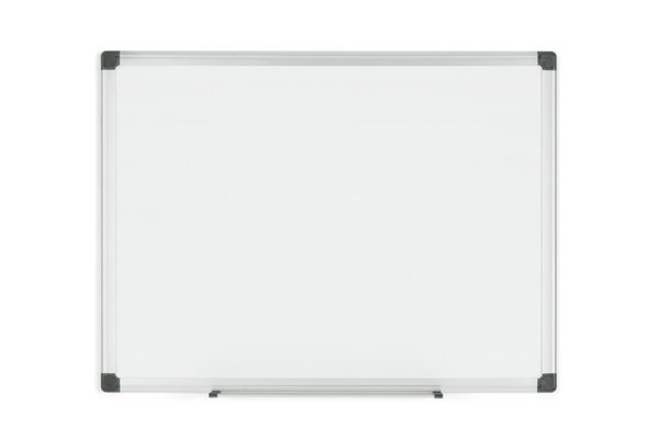 Whiteboard 60 x 45 cm mit Aluminiumrahmen, leicht gerasterte