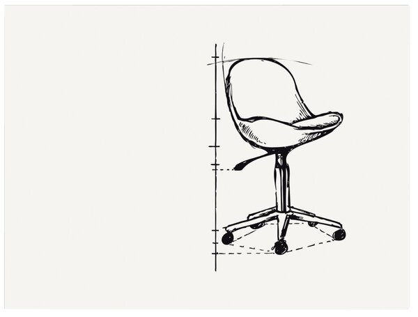 Whiteboard BOARD-UP 75x100 cm weiß lackiert, magnethaftend, ohne Rahmen