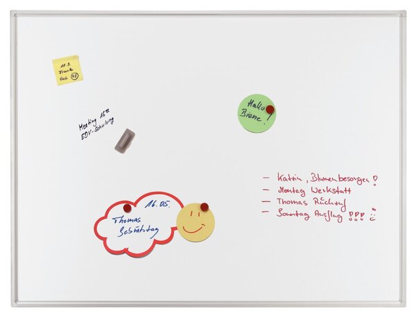Whiteboard Schreibtafel 60x90cm emalliert, magnethaftend
