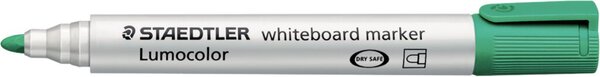 Whiteboardmarker Lumocolor 2 mm Rundspitze grün nachfüllbar
