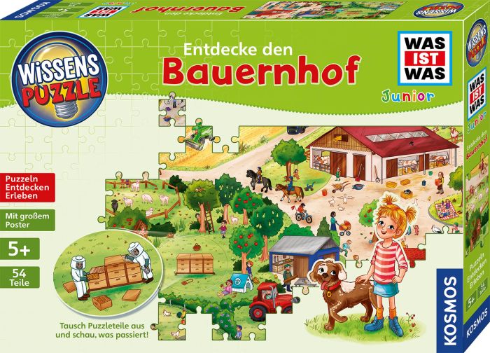 Wissenspuzzle: WIW junior Bauernhof, Nr: 682651 Wissenspuzzle: WIW junior Bauernhof, Nr: 682651