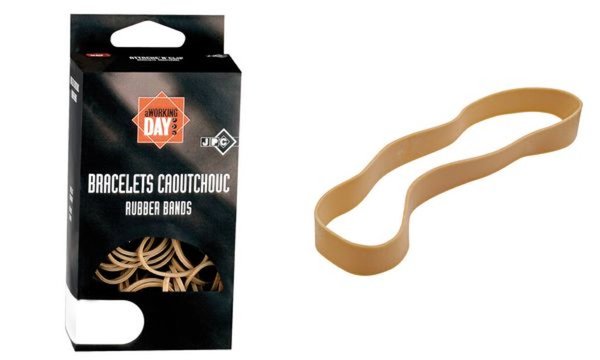 Wonday Gummibänder, natur, 90 x 10 mm, 100 g (61451511)