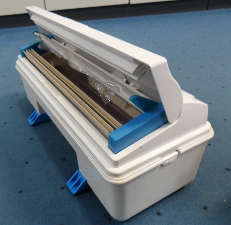 Wrapmaster 3000 | für 30-cm-Rollen Spender für 1 x 30 cm breite Frischhaltefolie, Alufolie, Backpapier Wrapmaster 3000 | für 30-cm-Rollen Spender für 1 x 30 cm breite Frischhaltefolie, Alufolie, Backpapier